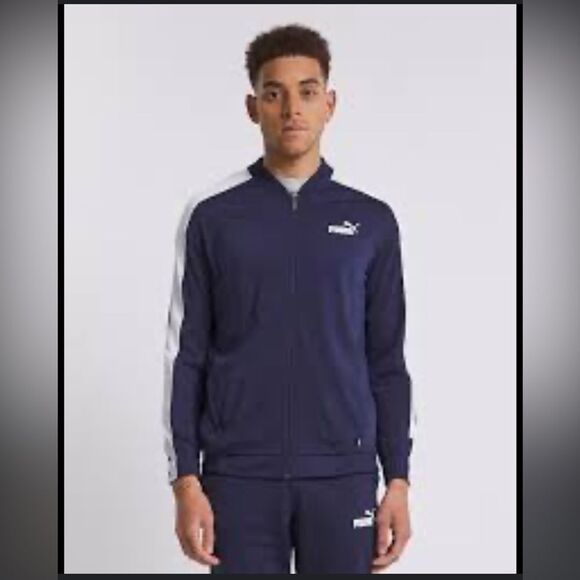 🎉Puma Baseball Tricot Track Jacket Sz XL - Picture 1 of 7